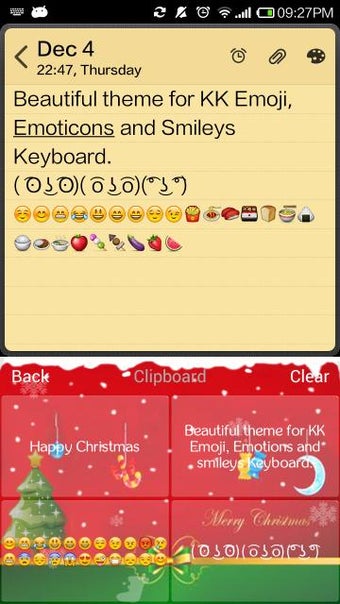 Imagen 3 para Happy Christmas Emoji Key…