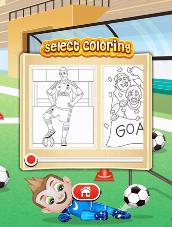 Imagen 3 para Football coloring book ga…
