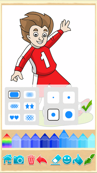 Imagen 1 para Football coloring book ga…