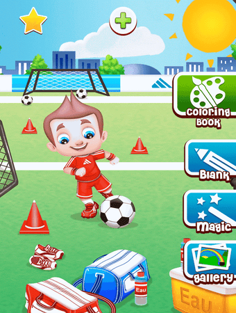 Imagen 2 para Football coloring book ga…