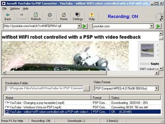 Imagen 0 para Jocsoft YouTube to PSP Co…