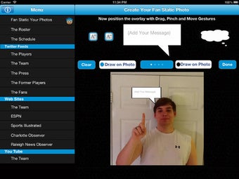 Image 1 for Panthers Fan Static