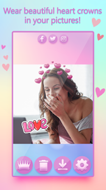 Imagen 2 para Heart Crown Camera - Kawa…