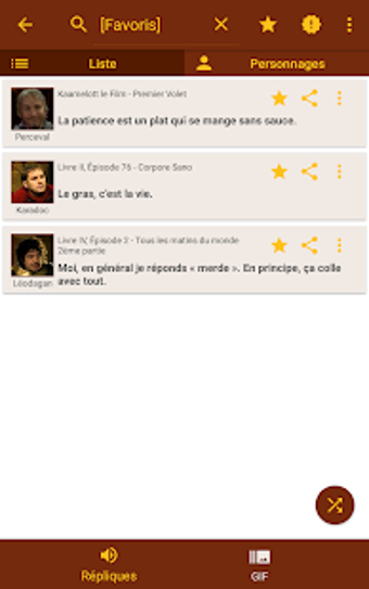 Imagen 1 para Kaamelott rpliques & GIF
