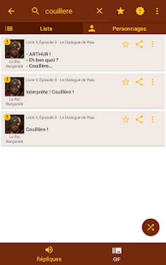 Image 3 for Kaamelott rpliques & GIF