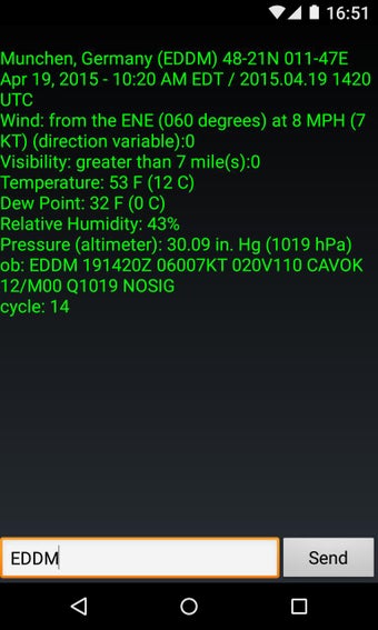 Image 1 for METAR