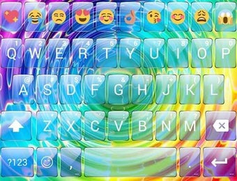Image 2 for Glass Ripple Emoji Keyboa…