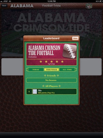 Imagen 5 para Alabama Crimson Tide Foot…