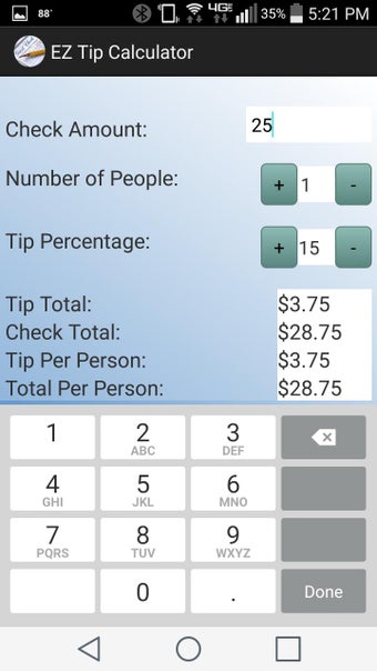 Image 0 for EZ Tip Calculator