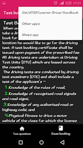 Imagen 1 para Kenya Driving Test Questi…