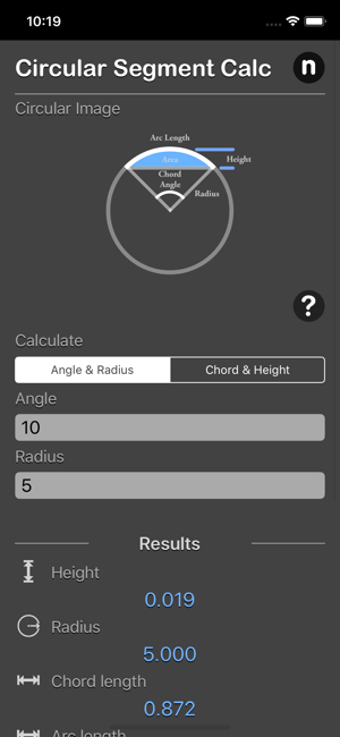Image 2 for Circular Segment Calculat…