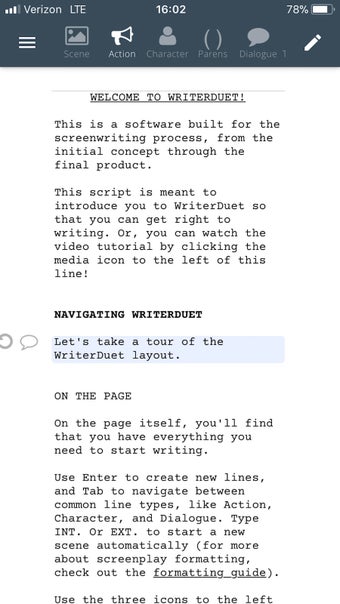 Image 2 for WriterDuet