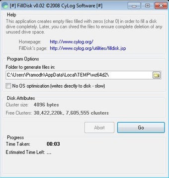 Image 0 for FillDisk