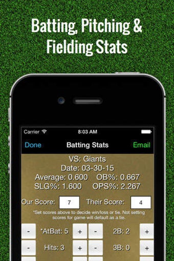 Image 0 for Baseball Stats Tracker To…