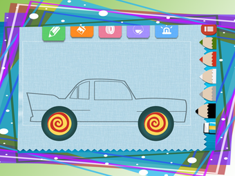 Imagen 1 para Draw Car Coloring Book Ga…
