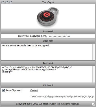 Image 0 for TextCrypt