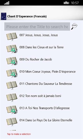 Image 1 for Chants d'Esperance for Wi…