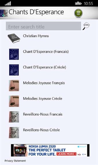 Image 1 for Chants d'Esperance for Wi…