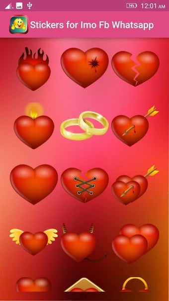 Imagen 1 para Stickers for Imo, fb, wha…