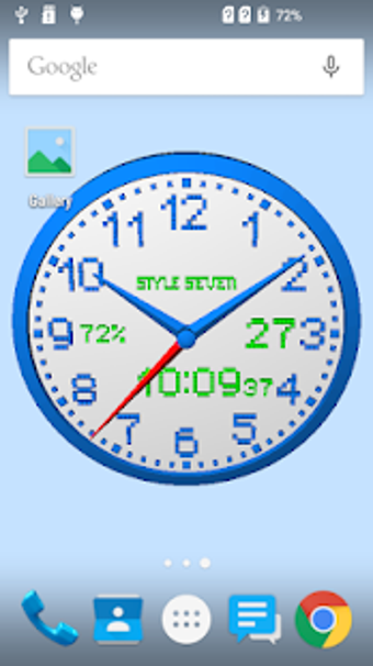 Image 1 for 3D Analog Clock Live Wall…