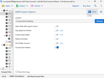 Image 0 for 4n6 eM Client Converter