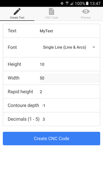 Image 3 for Text To CNC