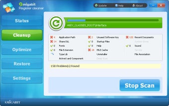 Image 0 for Amigabit Registry Cleaner
