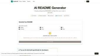 Imagen 0 para Syntha AI README Generato…