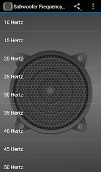 Image 1 for Subwoofer Frequency Test