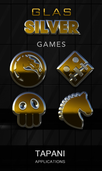 Image 2 for Gold silver glas icon pac…