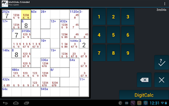 Imagen 1 para MathDoku Extended