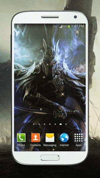 Imagen 3 para Warrior Live Wallpaper HD