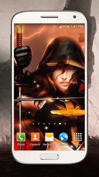 Imagen 1 para Warrior Live Wallpaper HD
