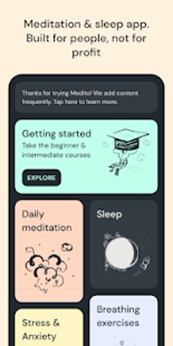 Image 2 for Medito - Free forever Med…