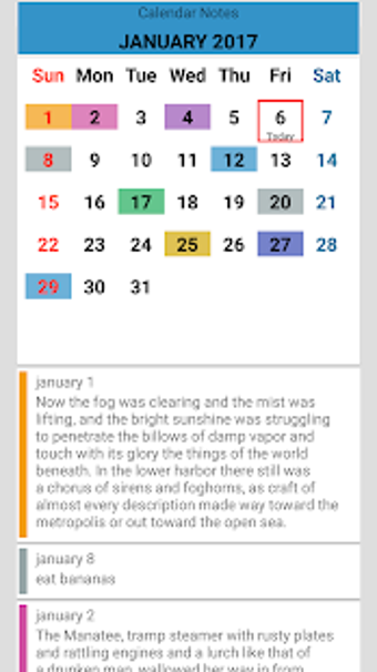 Imagen 2 para Calendar Notes