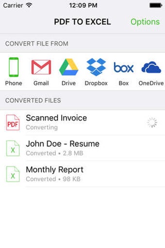 Image 0 for PDF to Excel