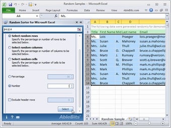 Image 0 for Random Sorter for Microso…