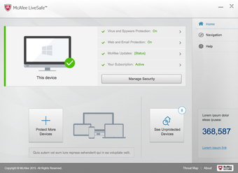 Image 0 for McAfee LiveSafe