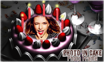 Image 1 for Birthday Cake photo frame