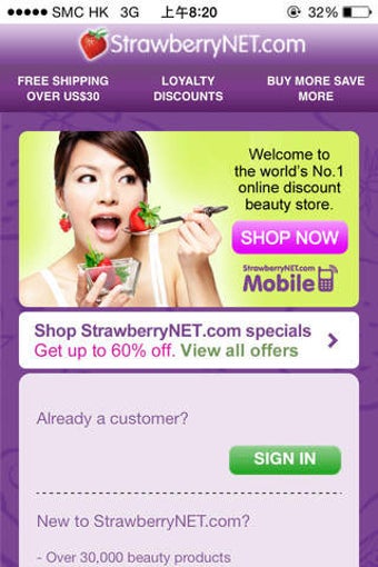 Imagen 0 para Strawberrynet - Beauty Sh…