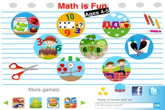 Image 0 for Math is fun: Age 4-5 (Fre…