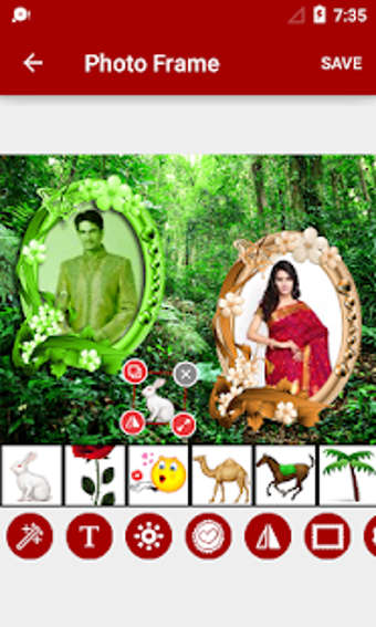 Imagen 2 para Jungle Dual Photo Frames
