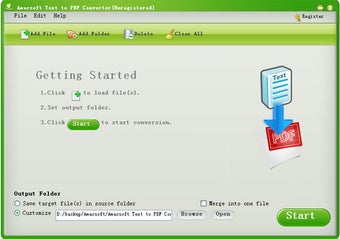 Image 0 for Amacsoft Text to PDF Conv…