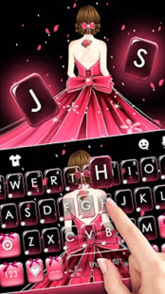 Imagen 2 para PROM GIRL Keyboard Theme
