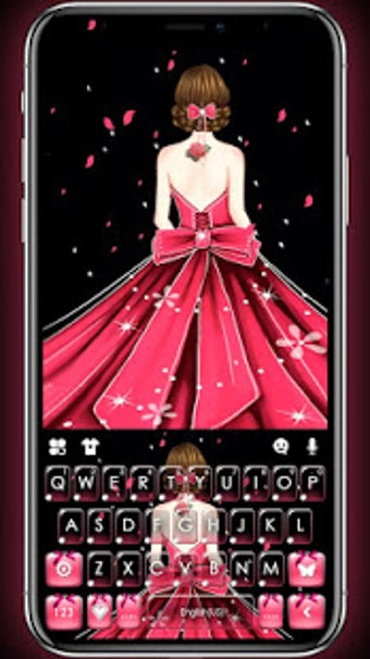 Imagen 1 para PROM GIRL Keyboard Theme