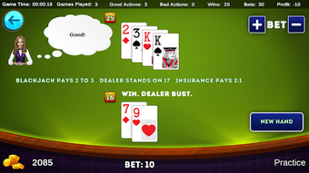 Imagen 2 para Blackjack Trainer PRO Fre…