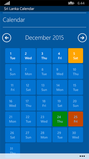 Imagen 1 para Sri Lanka Calendar for Wi…