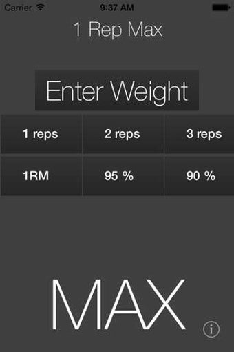 Image 0 for 1RepMax - gym calculator