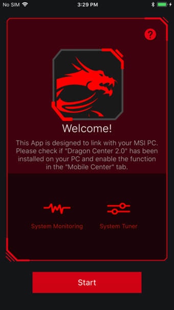 Image 0 for MSI Dragon Dashboard 2.0