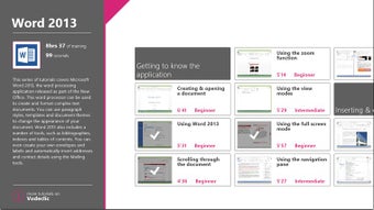 Imagen 1 para Word 2013 Training for Wi…